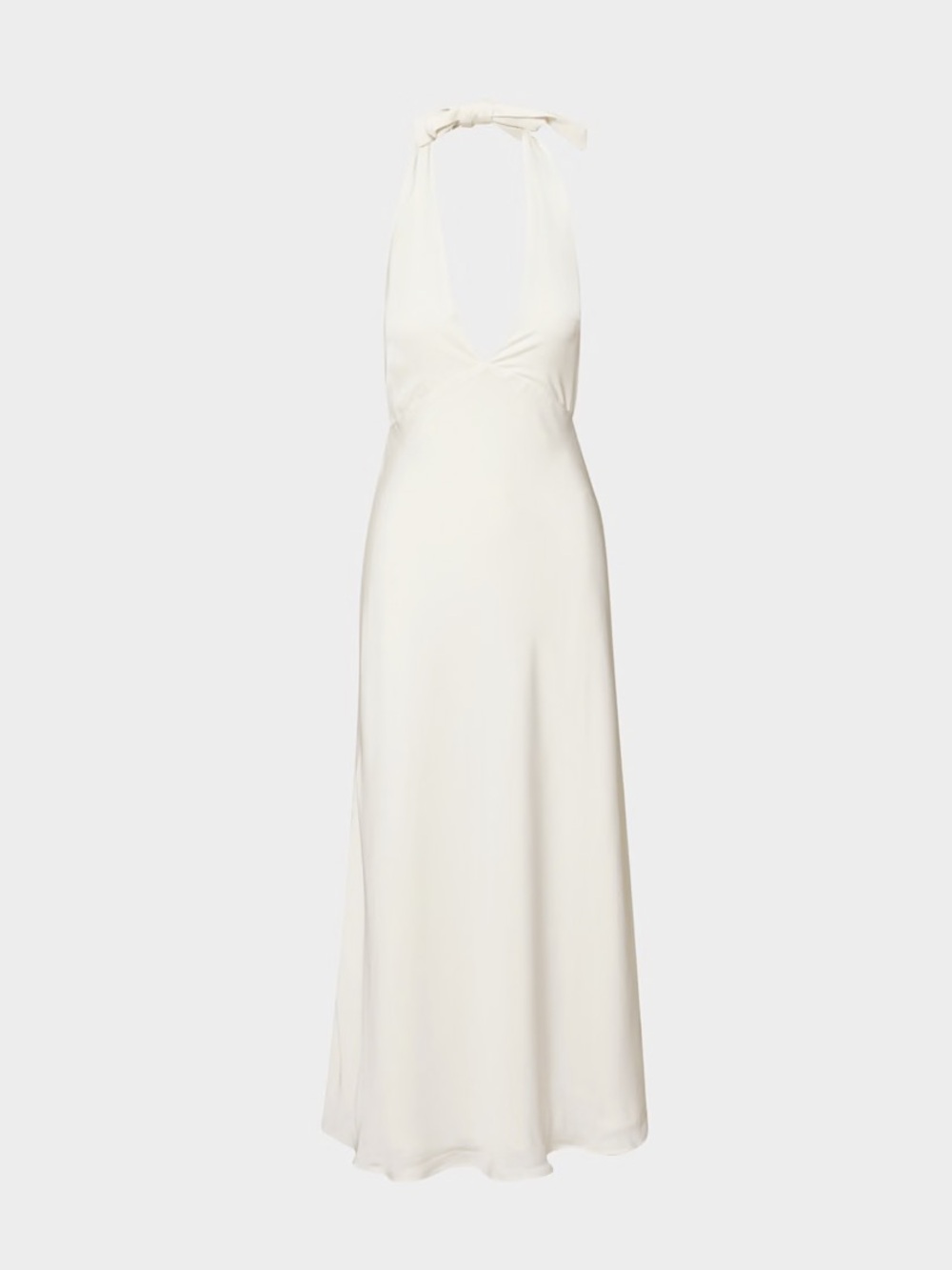 Nightscape Satin Halter Dress
